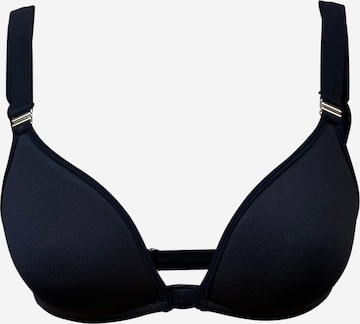 Brakini Triangel BH in Schwarz: Vorderseite