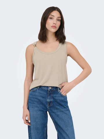 JDY Top 'JDYUFFA' - Béžová: predná strana