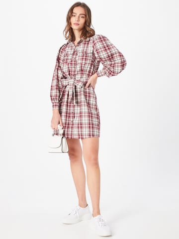 Nasty Gal Shirt Dress in Red