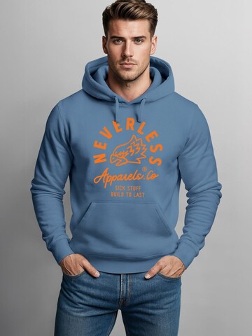 Neverless Sweatshirt 'Adler' in Blue