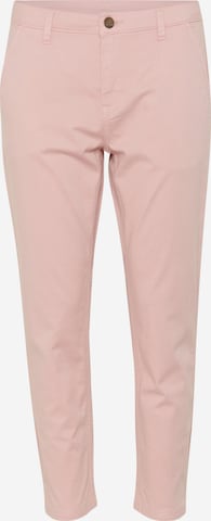 CULTURE Lærredsbukser 'Brita' i pink: forside