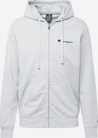 Giacca di felpa di Champion Authentic Athletic Apparel in grigio: frontale