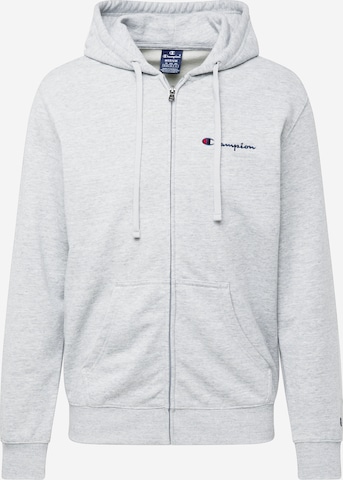 Veste de survêtement Champion Authentic Athletic Apparel en gris : devant