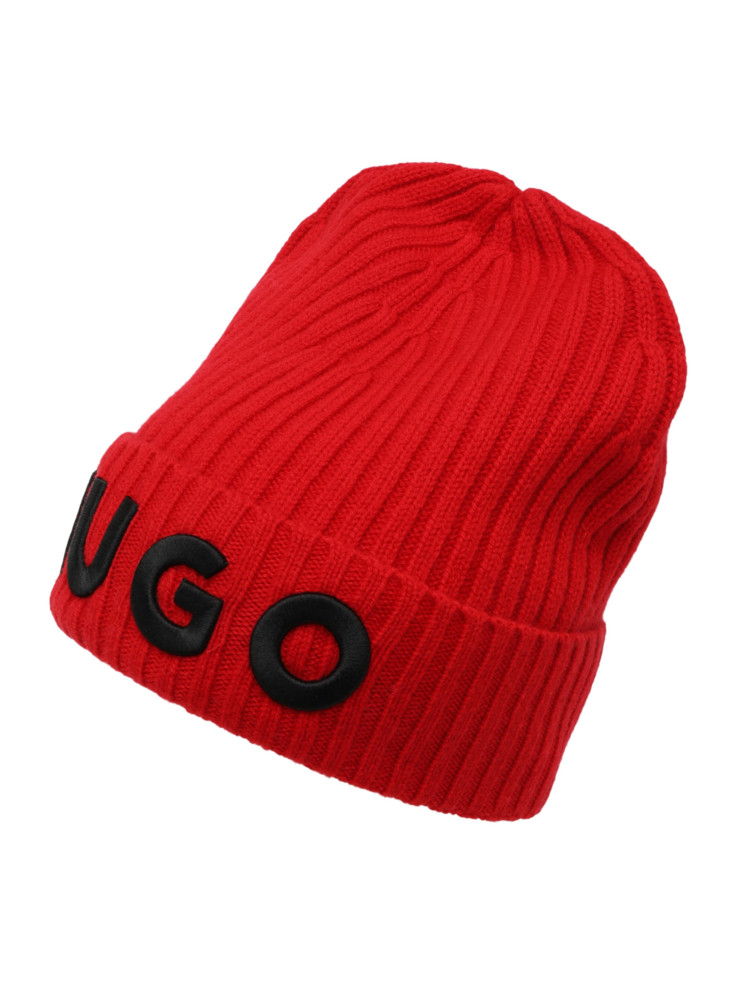 HUGO Mütze in Rot: Vorderseite