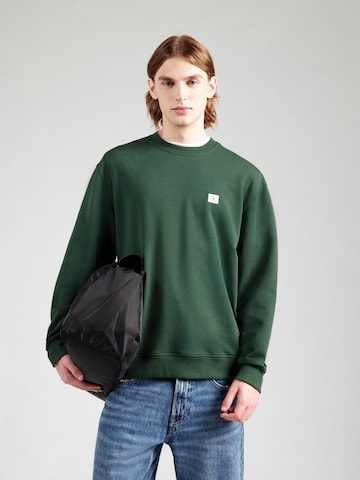 Calvin Klein Jeans Sweatshirt in Green: front