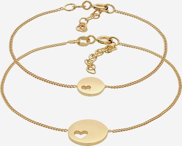 ELLI Armband Herz, Mutter und Kind in Gold: predná strana