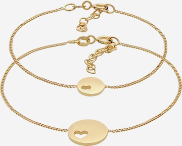 ELLI Jewelry Set in Gold: front