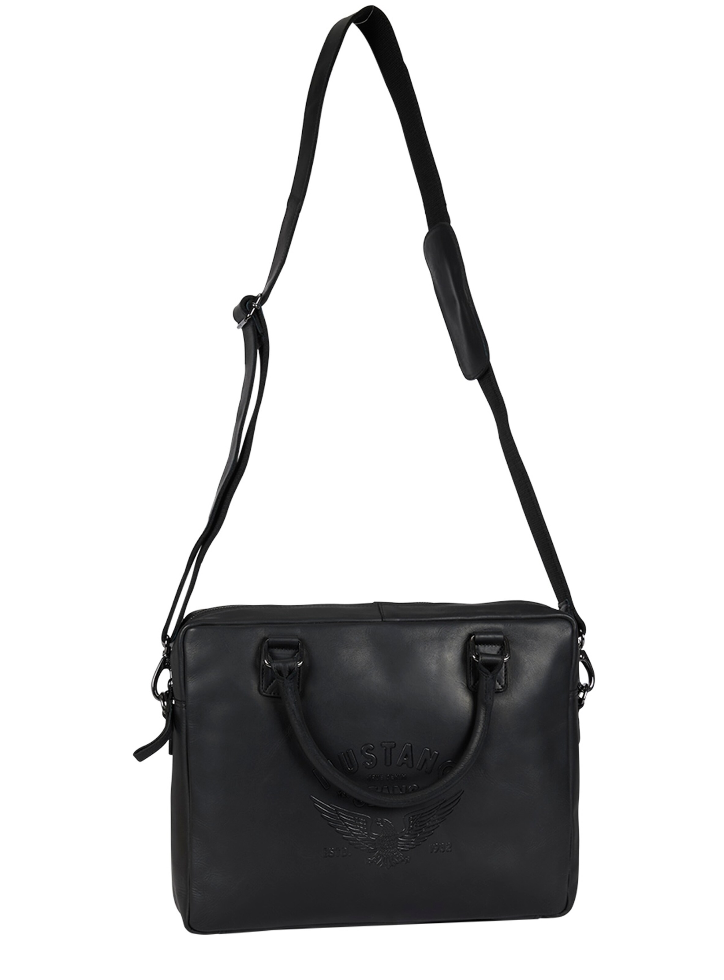 MUSTANG Crossbody Bag in Black: front