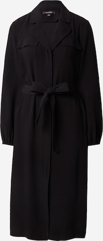 Robe-chemise COMMA en noir : devant