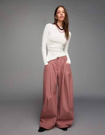 Bershka Paita värissä valkoinen
