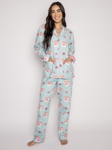 PJ Salvage Pyjama in Blauw: voorkant