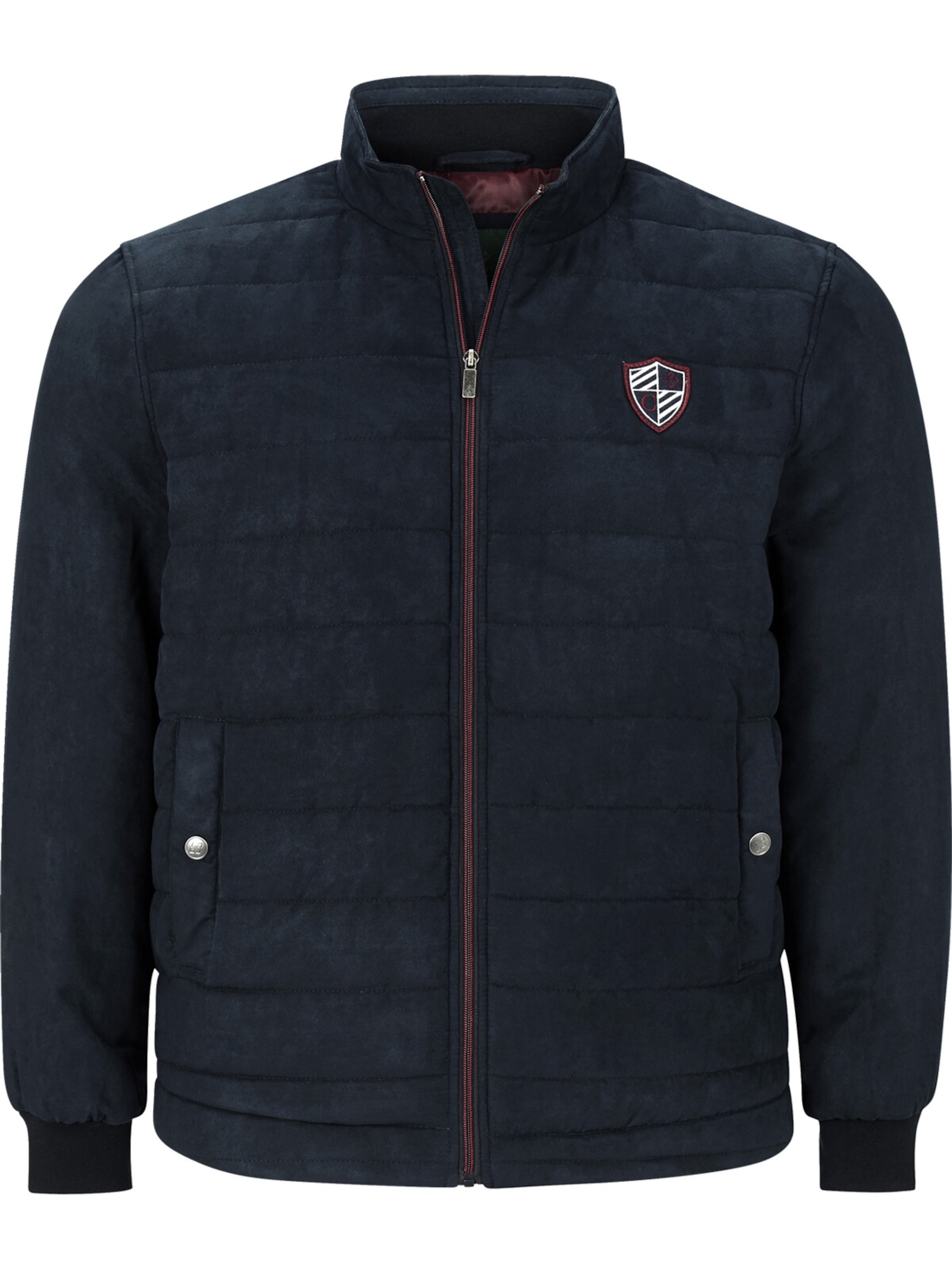 Charles Colby Steppjacke ' Sir Lawrence ' in Blau: Vorderseite