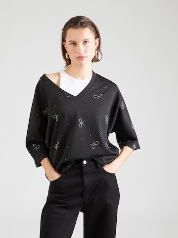 Hailys Футболка 'De44bby' в Черный: спереди