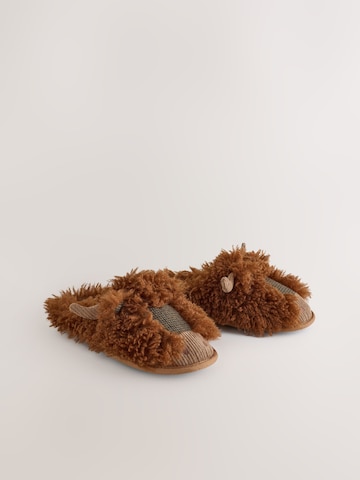Pantoufle Next en marron