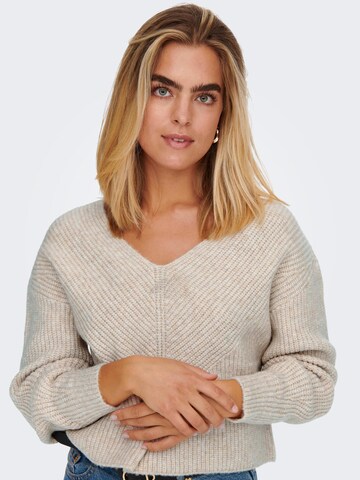 Pull-over 'ALLIE' ONLY en gris