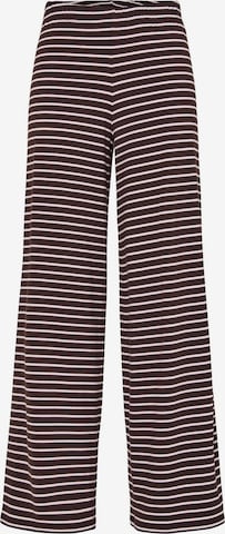 PIECES Trousers 'MONIQUE' in Brown: front