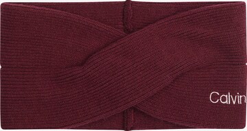 Calvin Klein Headband in Red: front