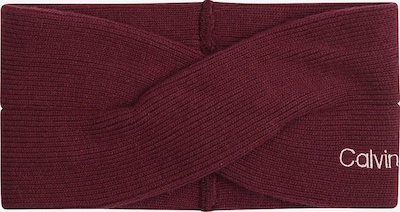 Calvin Klein Stirnband in bordeaux / weiß, Produktansicht