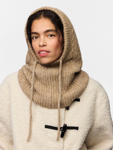 PIECES Muts 'NAMBI' in Beige: voorkant