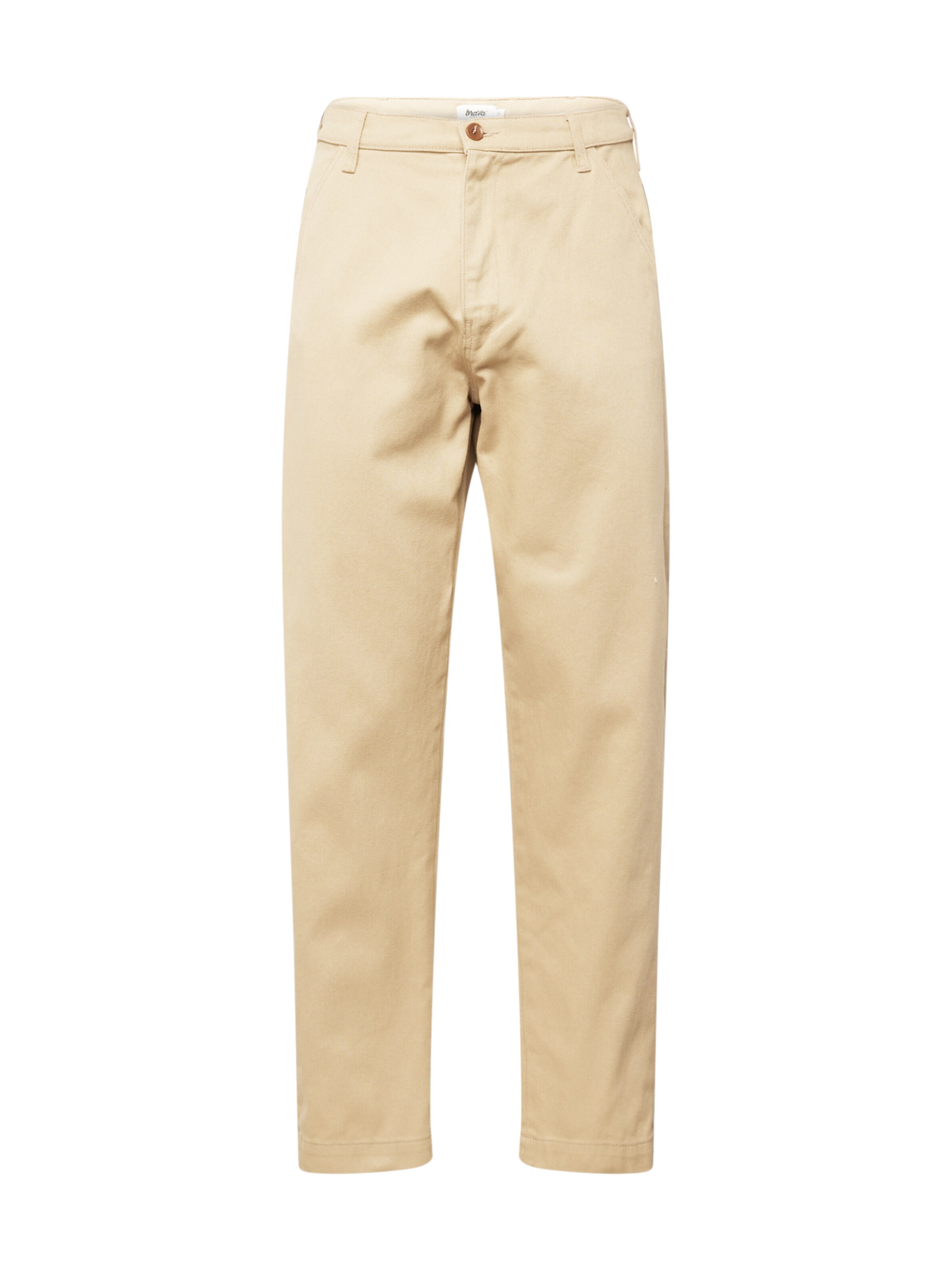 bēšs Brava Fabrics Standarta Čino bikses: no priekšpuses