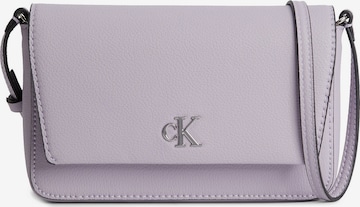 Calvin Klein Jeans - Bolso de hombro en lila: frente