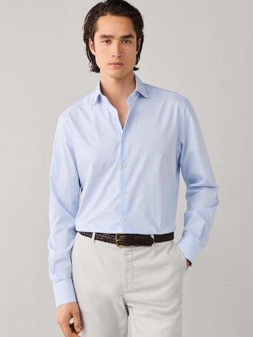 Hackett London Comfort Fit Hemd in Blau: Vorderseite