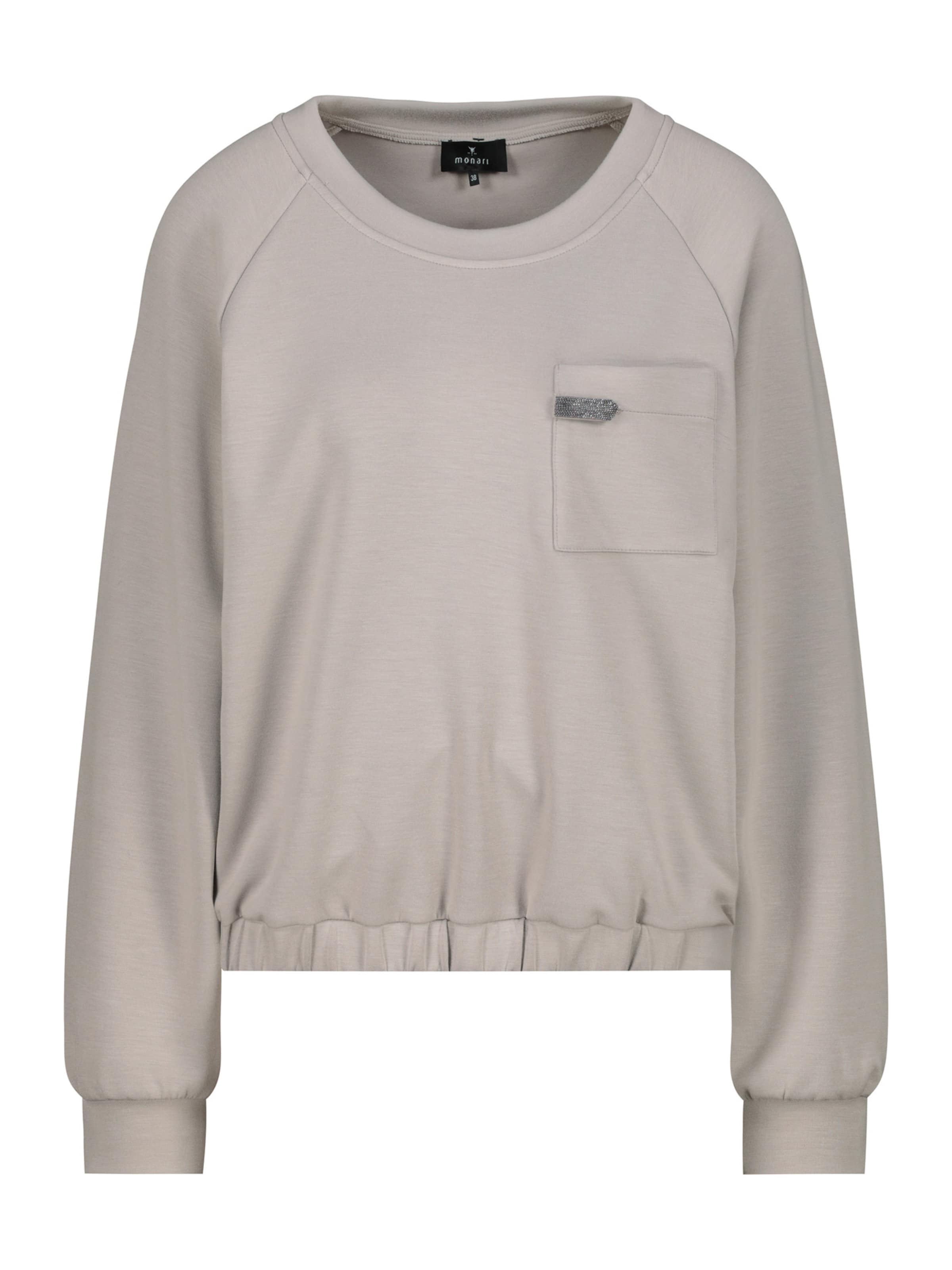 monari Sweatshirt in Grau: Vorderseite