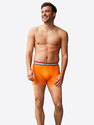 Happy Shorts Boxershorts 'Koningsdag' in Blauw: voorkant