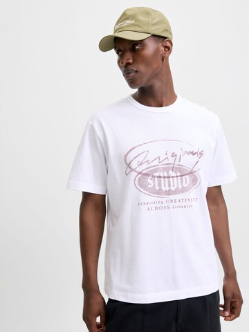 JACK & JONES Shirt 'JORMeadows' in Wit