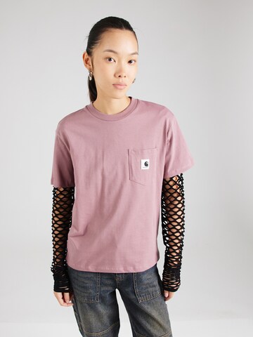 Carhartt WIP T-shirt i lila: framsida