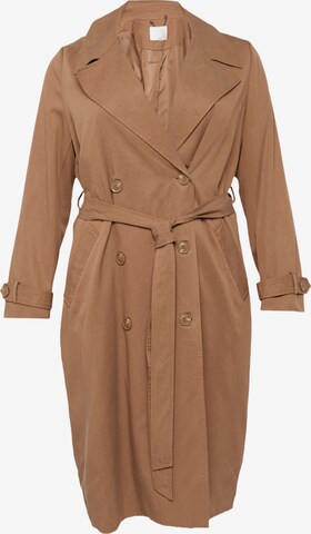 Manteau mi-saison Guido Maria Kretschmer Curvy en beige : devant