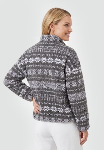 usha WHITE LABEL Fleece jas in Grijs