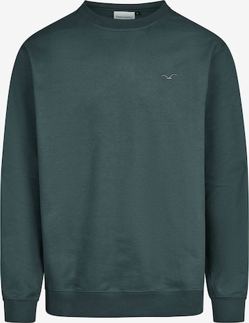 Cleptomanicx Sweater 'Ligull' in Grün: Vorderseite