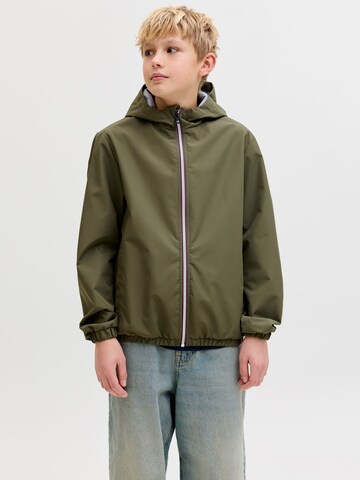 Jack & Jones Junior Between-Season Jacket in Green: front
