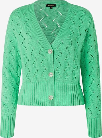 MORE & MORE Knit Cardigan in Green: front