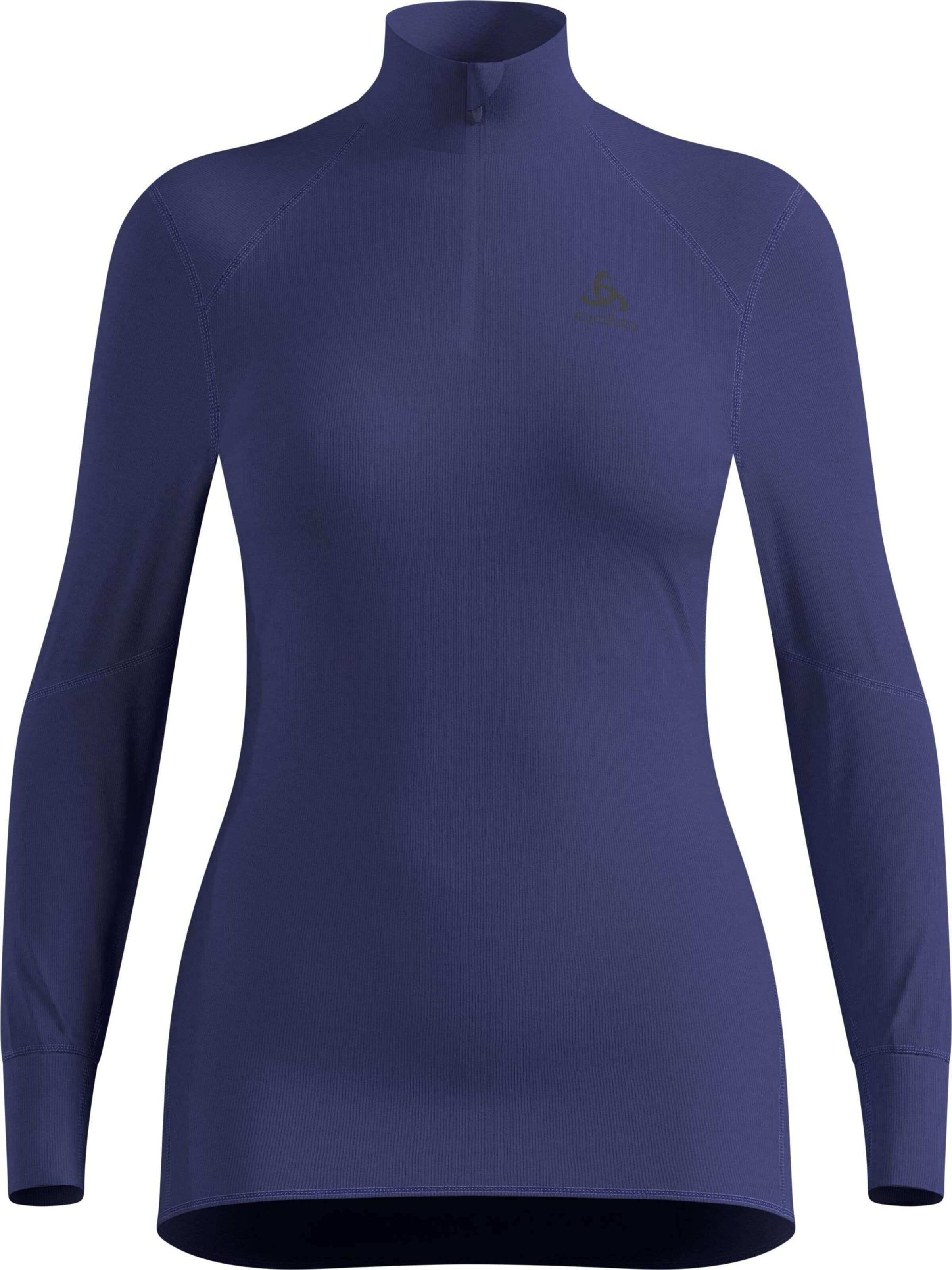 Base layer di ODLO in lilla: frontale