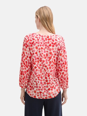 Chemisier TOM TAILOR en rouge