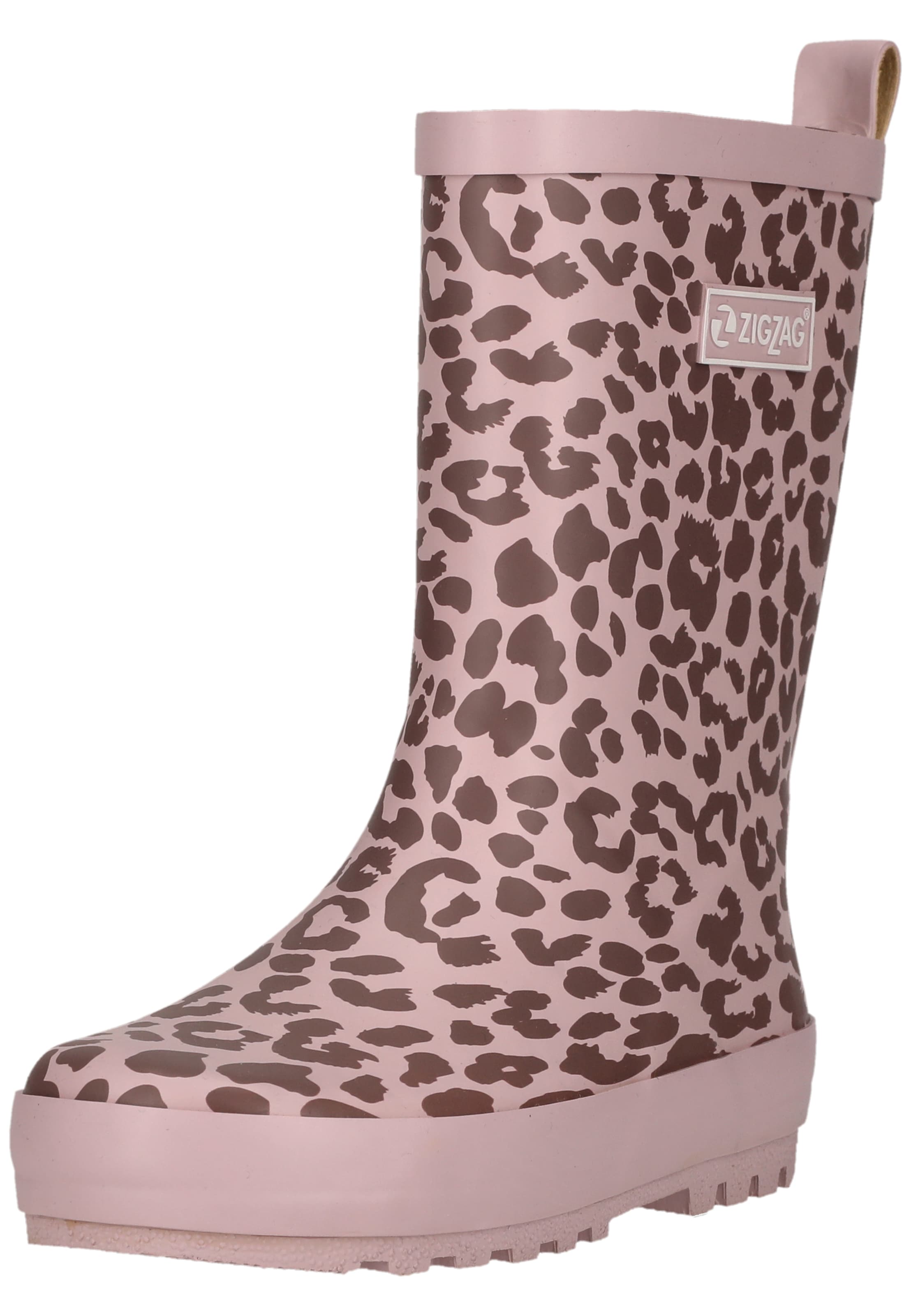 ZigZag Regenlaarzen 'Gemus' in Roze: voorkant