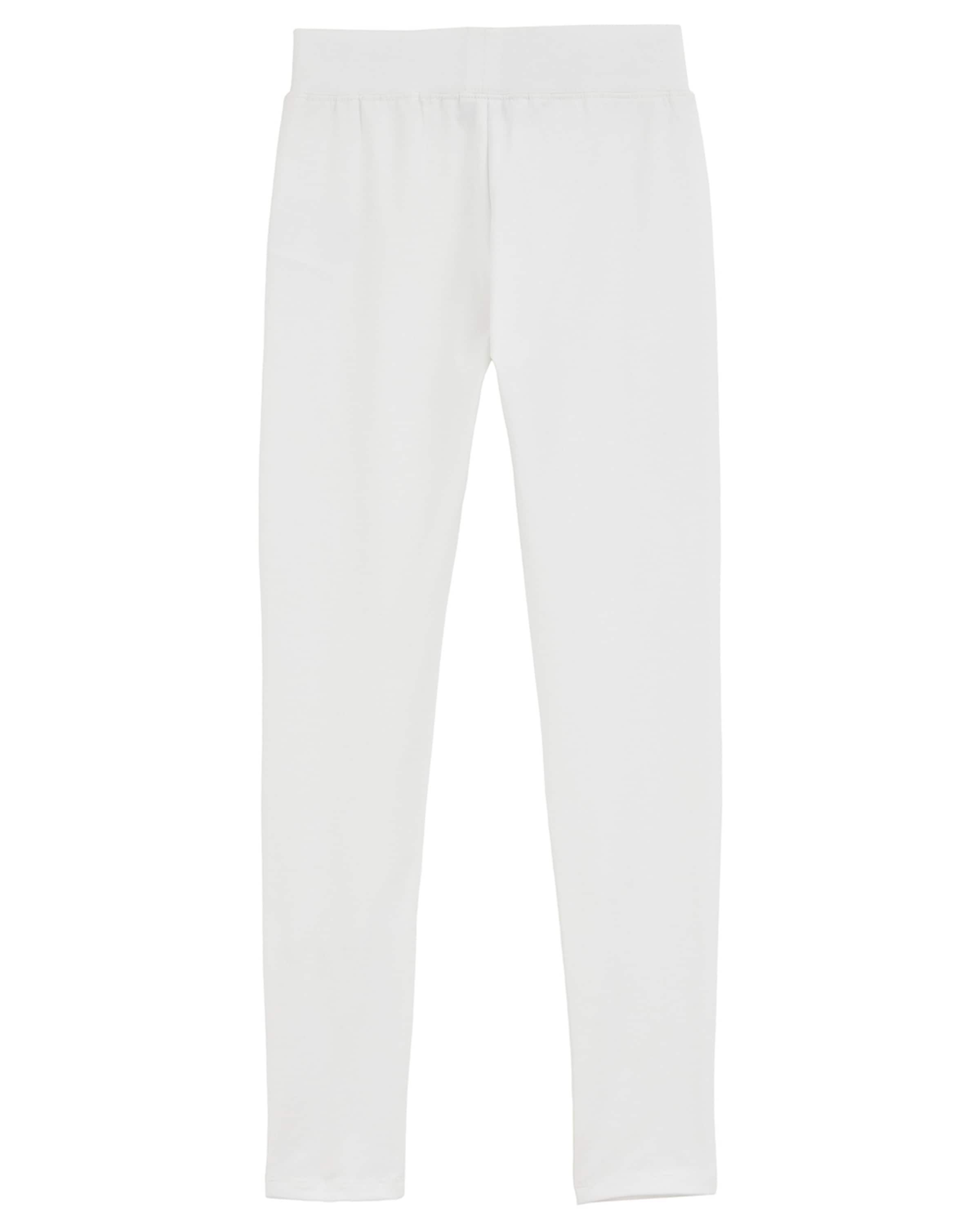 Skinny Leggings de la WE Fashion pe alb