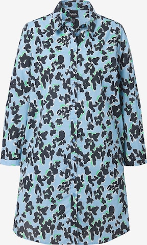 Ulla Popken Blouse in Blauw: voorkant