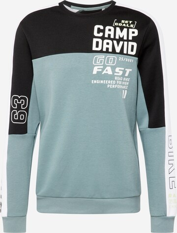 CAMP DAVIDSweater majica - zelena boja: prednji dio