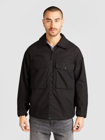 WEEKDAY Between-season jacket 'Frank' in Black: front