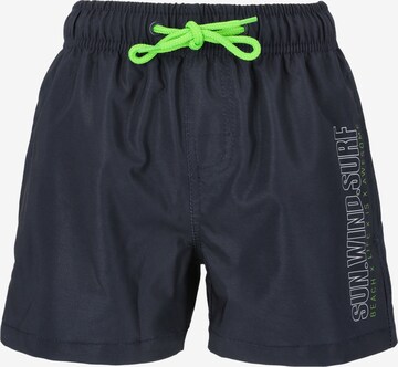 ZigZag Zwemshorts in Blauw: voorkant