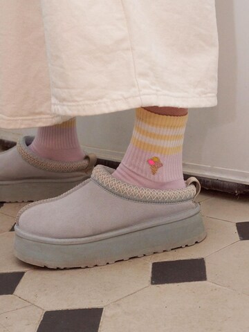 ooley Socks 'Ooley Icon - Ice Cream' in Purple: front