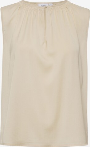 SAINT TROPEZ Blouse ' Vanea' in Beige: voorkant