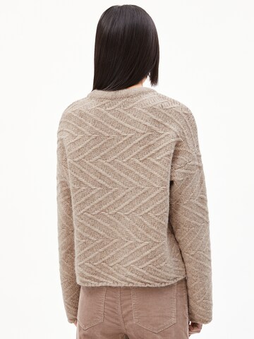 ARMEDANGELS Pullover 'Daagny Diagonal' in Braun