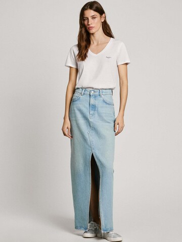 Pepe Jeans Koszulka 'Macy' w kolorze biały