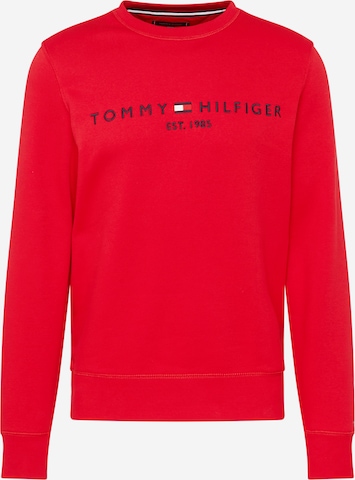 TOMMY HILFIGER Mikina – červená: přední strana