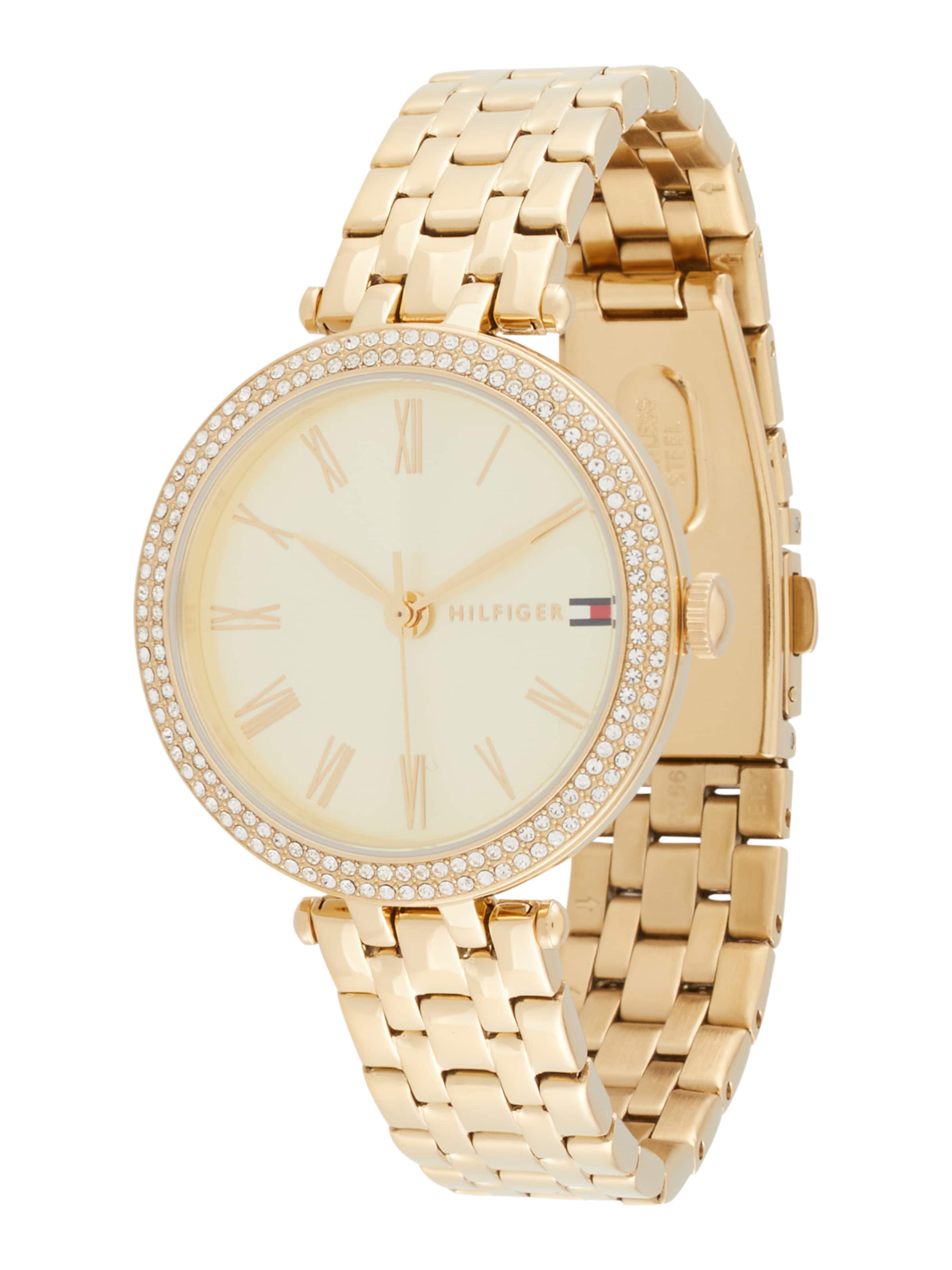TOMMY HILFIGER Аналогов часовник 'NATALIE' в злато: отпред