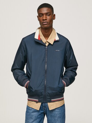 Pepe Jeans Between-Season Jacket 'CARRINGTON' in Blue: front